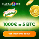 Come join the MaxCazino for its April Cash Days promo: €60,000